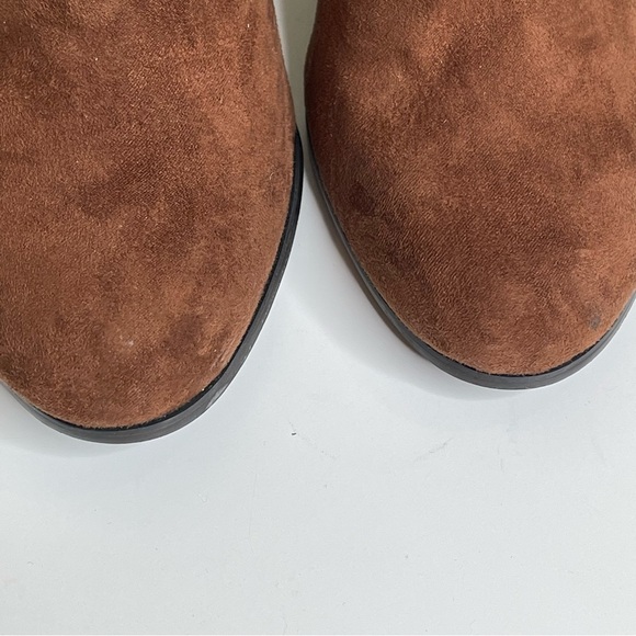 Carlos Santana Tempe Brown Suede Fringe Booties - Picture 5 of 9